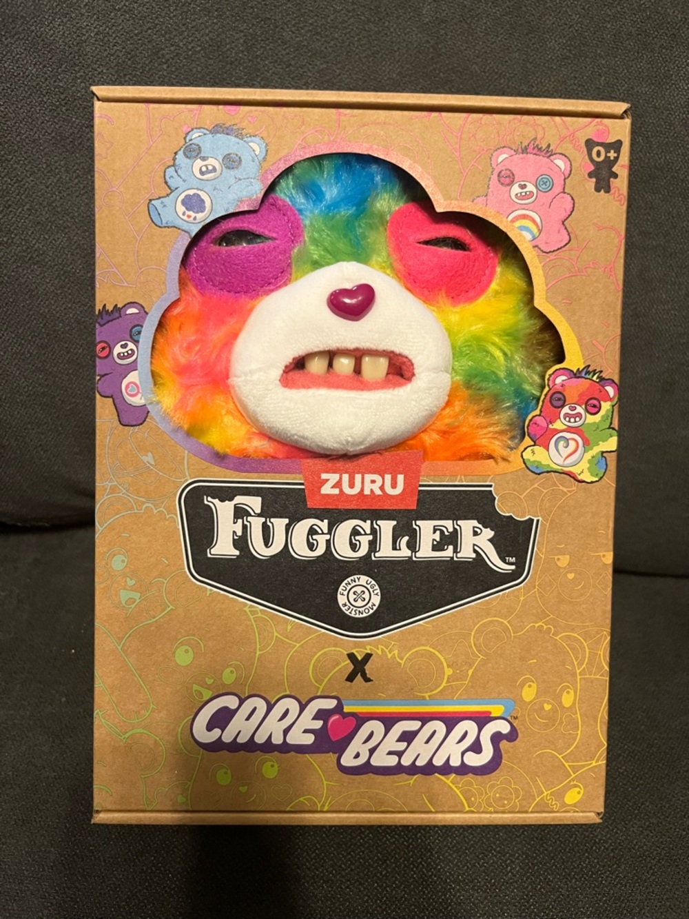 Fuggler x Care Bears 9” TOGETHERNESS BEAR Funny Ugly Monsters Brand New - Sealed